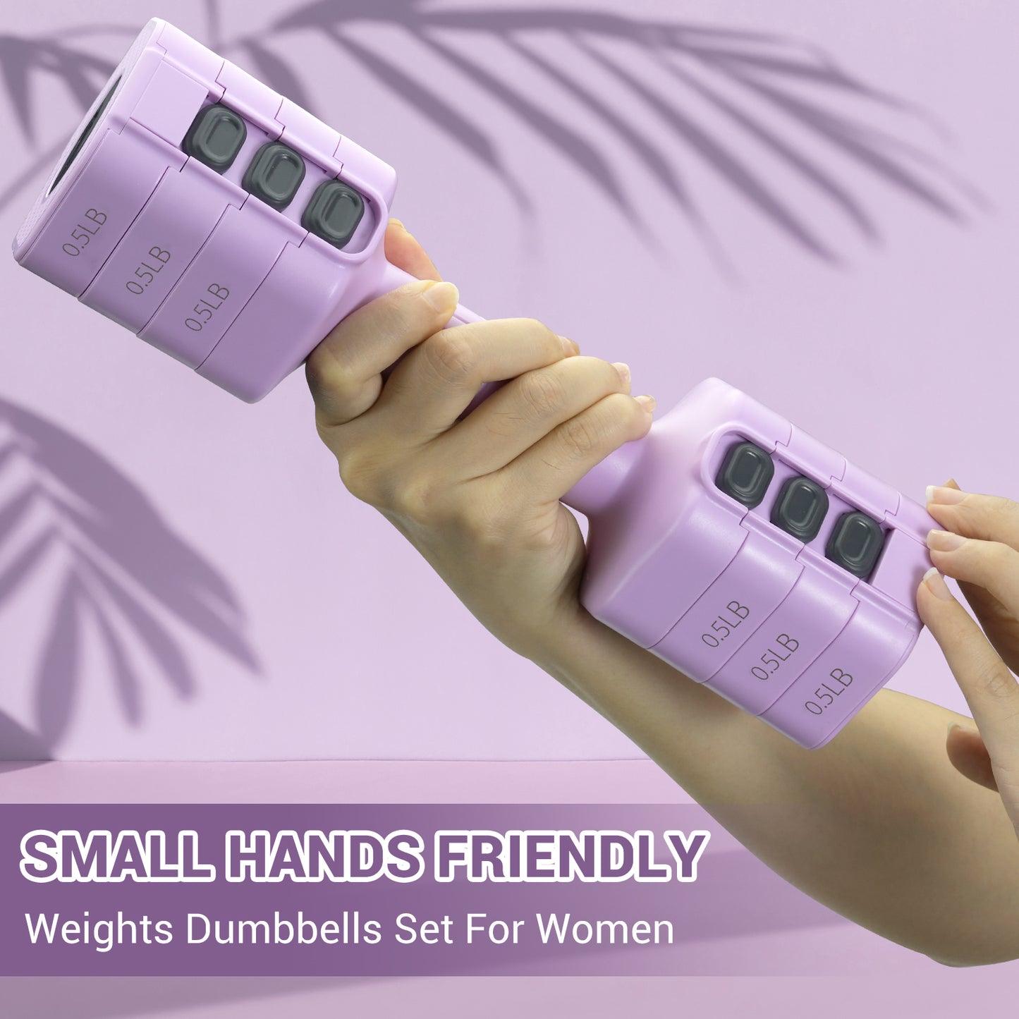 Adjustable Dumbbells Hand Weights Set: Sportneer 4 In 1 Weight Each 2lb 3lb 4lb 5lb Free Weights Dumbbells Set for Women Fast Adjust Dumbbell Set for Men Home Gym Workout Strength Training Exercise