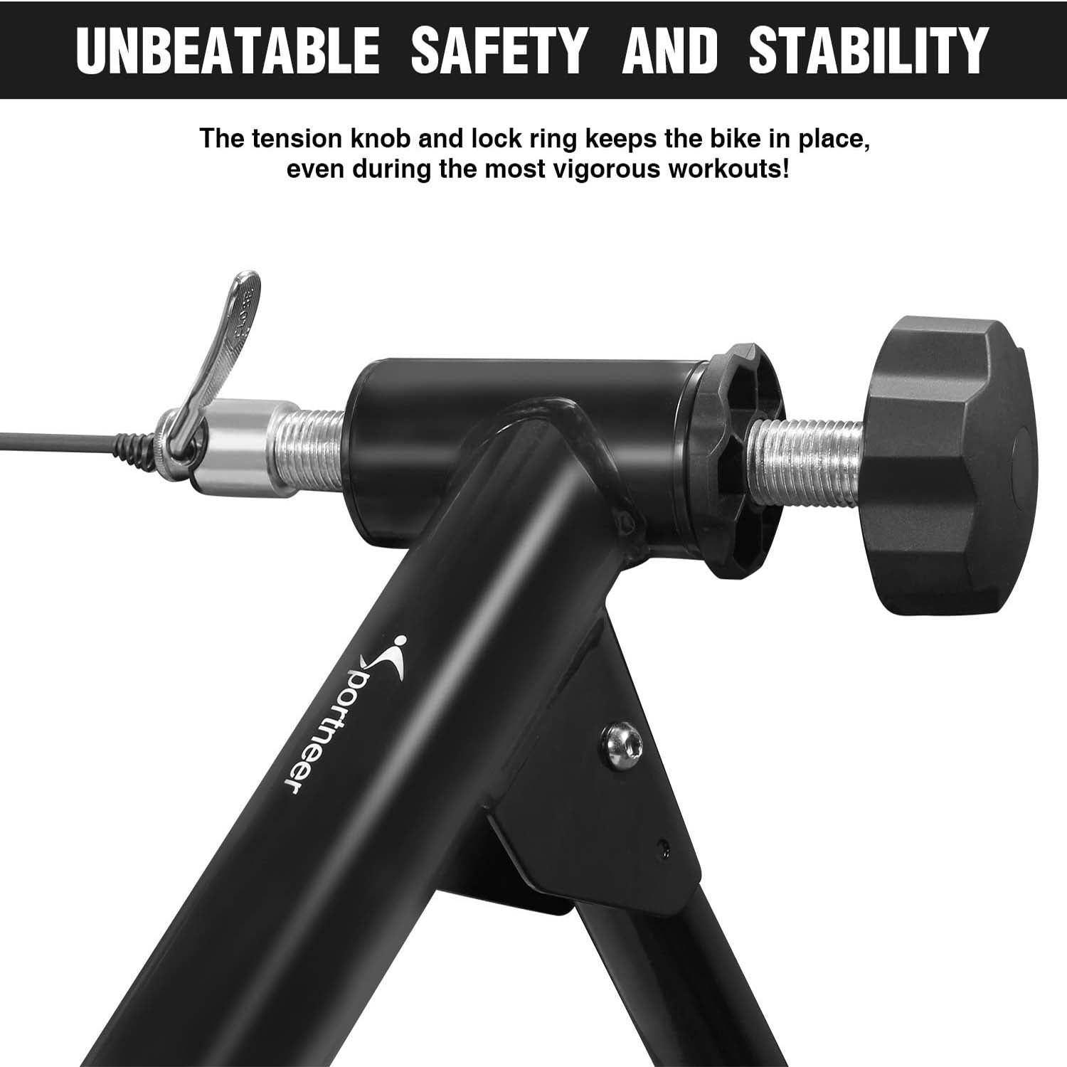 Sportneer bike best sale trainer stand steel